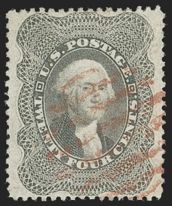 Sale Number 1221, Lot Number 1128, 1857-60 Issue (Scott 18-39) Sale Number 1221, Lot Number 1128, 1857-60 Issue (Scott 18-39)