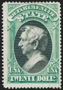 Sale 1221, Lot 1668, Officials, $20.00 State (O71) Sale 1221, Lot 1668, Officials