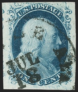Sale Number 1230, Lot Number 1713, 1851-56 Issue (Scott 5-17) Sale Number 1230, Lot Number 1713, 1851-56 Issue (Scott 5-17)