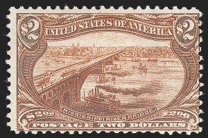 Sale 1230, Lot 1951, 1898 Trans-Mississippi Issue (Scott 285-293), $2.00 Trans-Mississippi (293) Sale 1230, Lot 1951, 1898 Trans-Mississippi Issue (Scott 285-293)