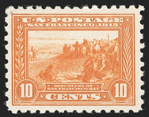Sale 1230, Lot 1988, 1908-12, Panama-Pacific Issues, 10c Panama-Pacific, Perf 10 (404) Sale 1230, Lot 1988, 1908-12, Panama-Pacific Issues
