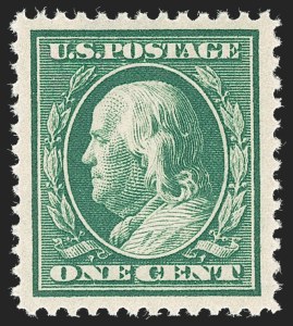 Sale Number 1231, Lot Number 282, 1910-13 Washington-Franklin Issue (Scott 374-396) Sale Number 1231, Lot Number 282, 1910-13 Washington-Franklin Issue (Scott 374-396)