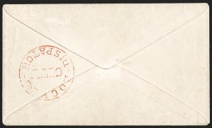 Sale 1232, Lot 1805, Local Posts and Independent Mails: Overton thru Westtown, Balances, Roche's City Dispatch Sale 1232, Lot 1805, Local Posts and Independent Mails: Overton thru Westtown, Balances