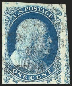Sale Number 1235, Lot Number 1006, 1851-56 Issue (Scott 6-17) Sale Number 1235, Lot Number 1006, 1851-56 Issue (Scott 6-17)
