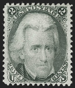 Sale 1235, Lot 1056, 1861-66 Issue (Scott 56-78), 2c Black (73) Sale 1235, Lot 1056, 1861-66 Issue (Scott 56-78)
