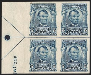 Sale 1239, Lot 618, 1902 thru later 20th Century Issues, 5c Blue, Imperforate (315) Sale 1239, Lot 618, 1902 thru later 20th Century Issues