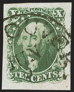 Sale Number 1242, Lot Number 330, Ten-Cent: Type I (Scott 13) Sale Number 1242, Lot Number 330, Ten-Cent: Type I (Scott 13)