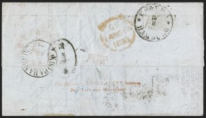 Sale 1242, Lot 71, One-Cent: Plate One Late (Scott 7, 9), 1c Blue, Type IV (9) Sale 1242, Lot 71, One-Cent: Plate One Late (Scott 7, 9)