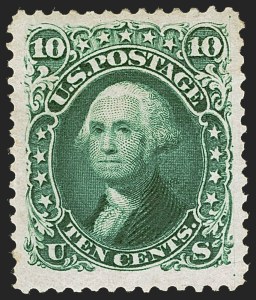 Sale Number 1244, Lot Number 175, 1875 Re-Issue of 1861-66 Issue (Scott 102-111) Sale Number 1244, Lot Number 175, 1875 Re-Issue of 1861-66 Issue (Scott 102-111)