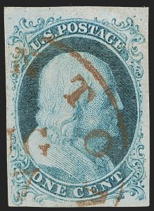 Sale Number 1245, Lot Number 1045, 1851-56 Issue (Scott 5-17) Sale Number 1245, Lot Number 1045, 1851-56 Issue (Scott 5-17)