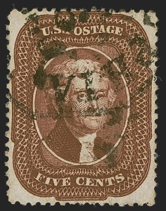 Sale Number 1245, Lot Number 1109, 1857-60 Issue (Scott 18-30A) Sale Number 1245, Lot Number 1109, 1857-60 Issue (Scott 18-30A)