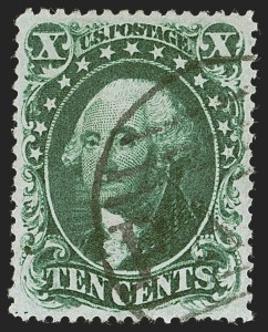 Sale Number 1245, Lot Number 1119, 1857-60 Issue, cont. (Scott 31-39) Sale Number 1245, Lot Number 1119, 1857-60 Issue, cont. (Scott 31-39)