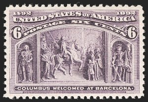 Sale Number 1245, Lot Number 1463, 1c-30c 1893 Columbian Issue (Scott 230-239) Sale Number 1245, Lot Number 1463, 1c-30c 1893 Columbian Issue (Scott 230-239)
