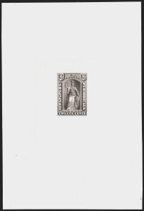 Sale 1249, Lot 22, 1875 Continental Bank Note Co. Proofs, 12c 1875 Issue, Large Die Trial Color Proofs on India (PR16TC1a) Sale 1249, Lot 22, 1875 Continental Bank Note Co. Proofs