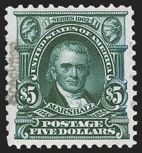 Sale 1254, Lot 573, The Mulholland Collection of Specimens - Columbians thru Back-of-Book, Possessions, 1c/$5.00 1902 Issue, "Specimen" Ovpt. Ty. E (300S-E/313S-E) Sale 1254, Lot 573, The Mulholland Collection of Specimens - Columbians thru Back-of-Book, Possessions