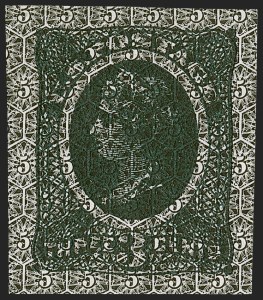 Sale 1254, Lot 621, The Jan Hofmeyr Collection of 3c 1861-68 - Proofs, Off-Cover, National Bank Note Co., 3c Liberty, Black Green on White Wove, Safety Paper Essays (79-E31a, b, d, e, f, g, h) Sale 1254, Lot 621, The Jan Hofmeyr Collection of 3c 1861-68 - Proofs, Off-Cover