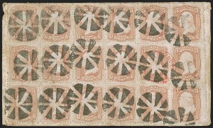 Sale 1254, Lot 642, The Jan Hofmeyr Collection of 3c 1861-68 - On-Cover, 3c Rose (65) Sale 1254, Lot 642, The Jan Hofmeyr Collection of 3c 1861-68 - On-Cover