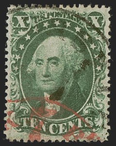 Sale Number 1255, Lot Number 332, 10c 1857 Issue (Scott 31-35) Sale Number 1255, Lot Number 332, 10c 1857 Issue (Scott 31-35)