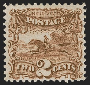 Sale 1256, Lot 2062, 1869 Pictorial Issue and 1875 Re-Issue (Scott 112-133), 2c Brown (113) Sale 1256, Lot 2062, 1869 Pictorial Issue and 1875 Re-Issue (Scott 112-133)