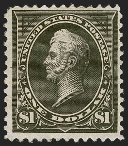 Sale 1256, Lot 2135, 1894-95 Bureau Issue (Scott 246-278), $1.00 Black, Ty. II (276A) Sale 1256, Lot 2135, 1894-95 Bureau Issue (Scott 246-278)
