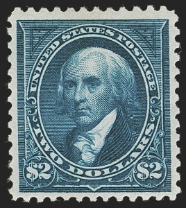 Sale 1256, Lot 2136, 1894-95 Bureau Issue (Scott 246-278), $2.00 Bright Blue (277) Sale 1256, Lot 2136, 1894-95 Bureau Issue (Scott 246-278)