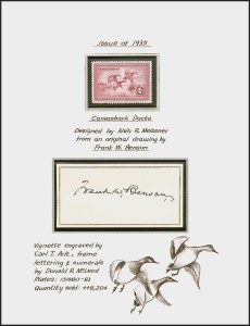 Sale 1258, Lot 3030, Artist Remarques and Signed Stamps, $1.00-$7.50 1934-1986 Hunting Permits, Accompanied by Artist Signatures (RW1-RW53) Sale 1258, Lot 3030, Artist Remarques and Signed Stamps