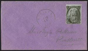 Sale 1260, Lot 49, 1861-68 Issues and Re-Issue, 2c Black (73) Sale 1260, Lot 49, 1861-68 Issues and Re-Issue