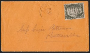 Sale 1260, Lot 49, 1861-68 Issues and Re-Issue, 2c Black (73) Sale 1260, Lot 49, 1861-68 Issues and Re-Issue