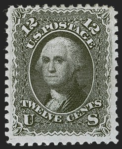 Sale 1262, Lot 693, 1861-68 Issues, 12c Black (69) Sale 1262, Lot 693, 1861-68 Issues