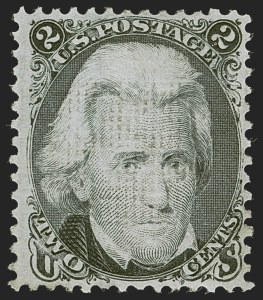 Sale 1262, Lot 705, 1861-68 Issues, 2c Black, E. Grill (87) Sale 1262, Lot 705, 1861-68 Issues