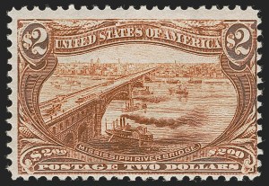Sale 1262, Lot 880, Trans-Mississippi Issue, Pan-American Issue, $2.00 Orange Brown, Trans-Mississippi (293) Sale 1262, Lot 880, Trans-Mississippi Issue, Pan-American Issue
