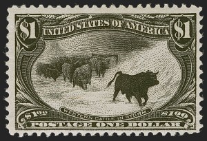 Sale 1268, Lot 264, 1898 Trans-Mississippi Issue (Scott 285-293), $1.00 Black, Trans-Mississippi (292) Sale 1268, Lot 264, 1898 Trans-Mississippi Issue (Scott 285-293)