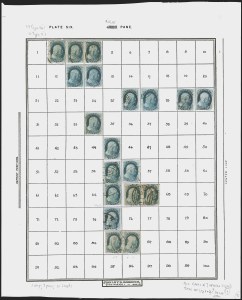 Sale 1278, Lot 3167, 1857-60 Issue and 1857 Reprint (Scott 18-47), 1c Blue, Ty. V, Va (24, 24 var) Sale 1278, Lot 3167, 1857-60 Issue and 1857 Reprint (Scott 18-47)