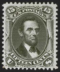 Sale 1278, Lot 3237, 1861 Issue (Scott 62B-78), 15c Black (77) Sale 1278, Lot 3237, 1861 Issue (Scott 62B-78)