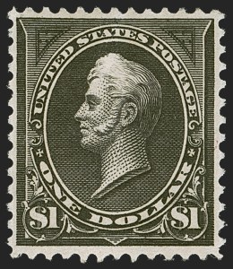 Sale 1278, Lot 3442, 1894-98 Bureau Issues (Scott 246-284), $1.00 Black, Ty. I (276) Sale 1278, Lot 3442, 1894-98 Bureau Issues (Scott 246-284)