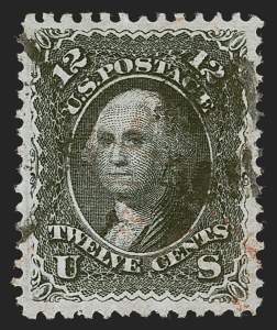 Sale Number 1289, Lot Number 593, 1867-68 Grilled Issue Sale Number 1289, Lot Number 593, 1867-68 Grilled Issue