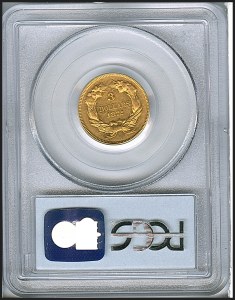 Princess Gold, $3, 1872 - , 7994, Reverse