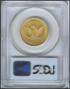 Liberty Eagle, $10, 1843 - O, 8589, Reverse