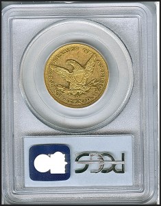 Liberty Eagle, $10, 1860 - O, 98631, Reverse