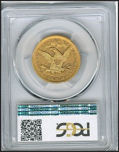 Liberty Eagle, $10, 1867 - , 8651, Reverse