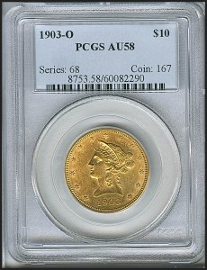 Liberty Eagle, $10, 1903 - O, 8753, Obverse