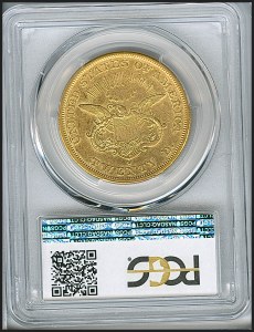 Liberty Double Eagle, $20, 1850 - O, 8903, Reverse