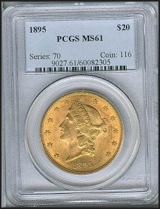 Liberty Double Eagle, $20, 1895 - , 9027, Obverse