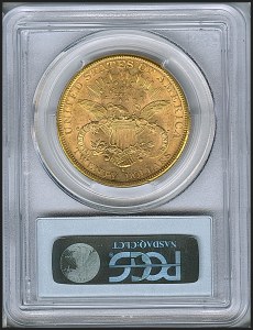 Liberty Double Eagle, $20, 1898 - S, 9034, Reverse