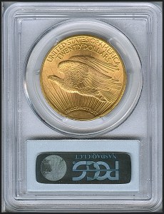 Saint-Gaudens Double Eagle, $20, 1924 - , 9177, Reverse
