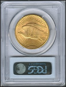 Saint-Gaudens Double Eagle, $20, 1925 - , 9180, Reverse