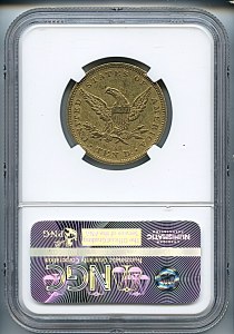 Liberty Eagle, $10, 1850 - , 8603, Reverse