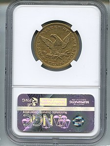 Liberty Eagle, $10, 1850 - O, 8605, Reverse