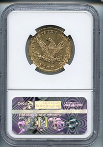 Liberty Eagle, $10, 1861 - , 8633, Reverse