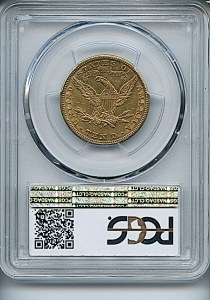 Liberty Eagle, $10, 1895 - O, 8733, Reverse